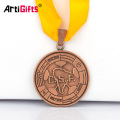 Customised Cheap Zinc Alloy Antique Holiday Medals